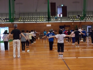 開会式(ラジオ体操)
