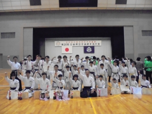 閉会式後に福山支部と全員で!!