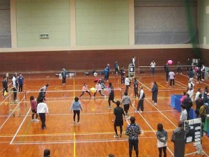白熱必死のふらばーるバレーボール!