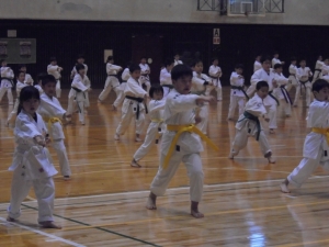 憲信君の中段突き!!