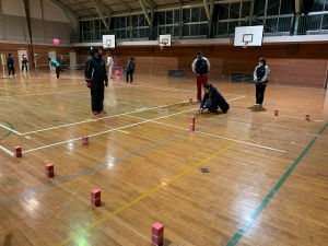 準備から研修です