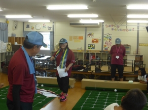 昼から参加の2名と朝から参加の1名、元気さが違う!