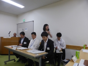 事務局(スポーツ振興課)の紹介です。よろしく!