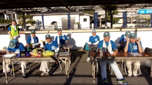 本日参加の選手誘導係の方々。