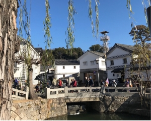美観地区 きれいな晴れ着の新成人や観光客にまざって美観地区を歩きました