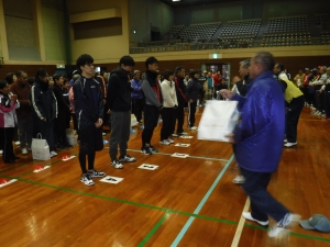 <ふらば~るバレーボール> 表彰式の様子