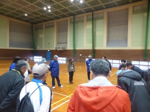 いつものように閉会後のミーティング、特に何も…、お疲れ様!