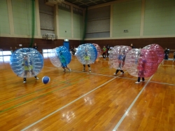バブルサッカー風景
