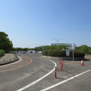 水島緑地福田公園第一駐車場入口
