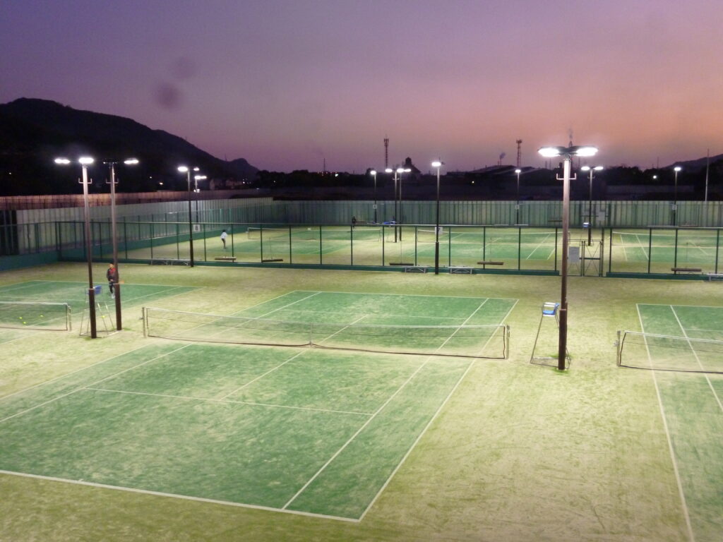 水島緑地福田公園テニスコートナイター