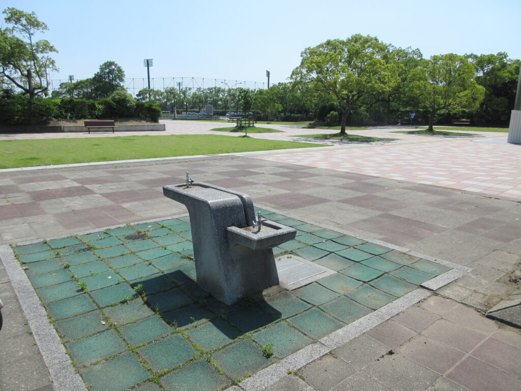 水島領地福田公園中央エントランス広場