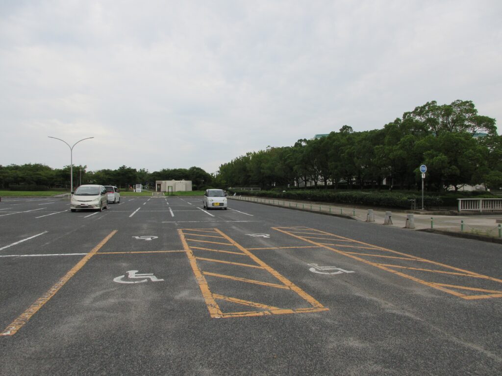 水島緑地福田公園第一駐車場身障者用