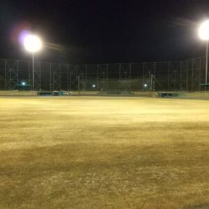 水島緑地福田公園野球場ナイター設備