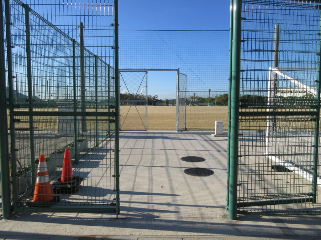 水島緑地福田公園サッカー・ラグビー場（天然芝）