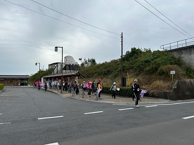 さあ、備中呉妹駅をスタート！