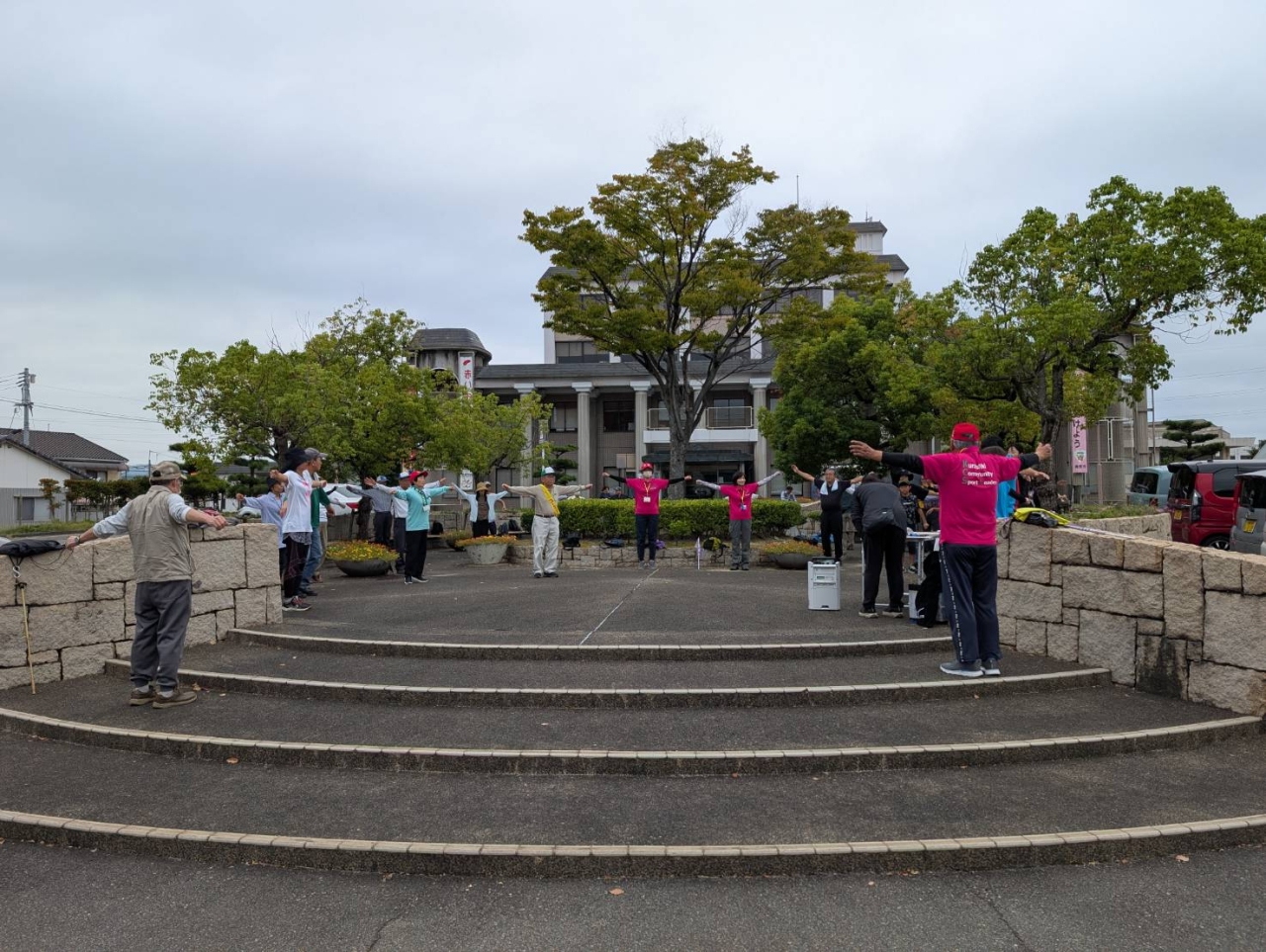 しっかり準備運動