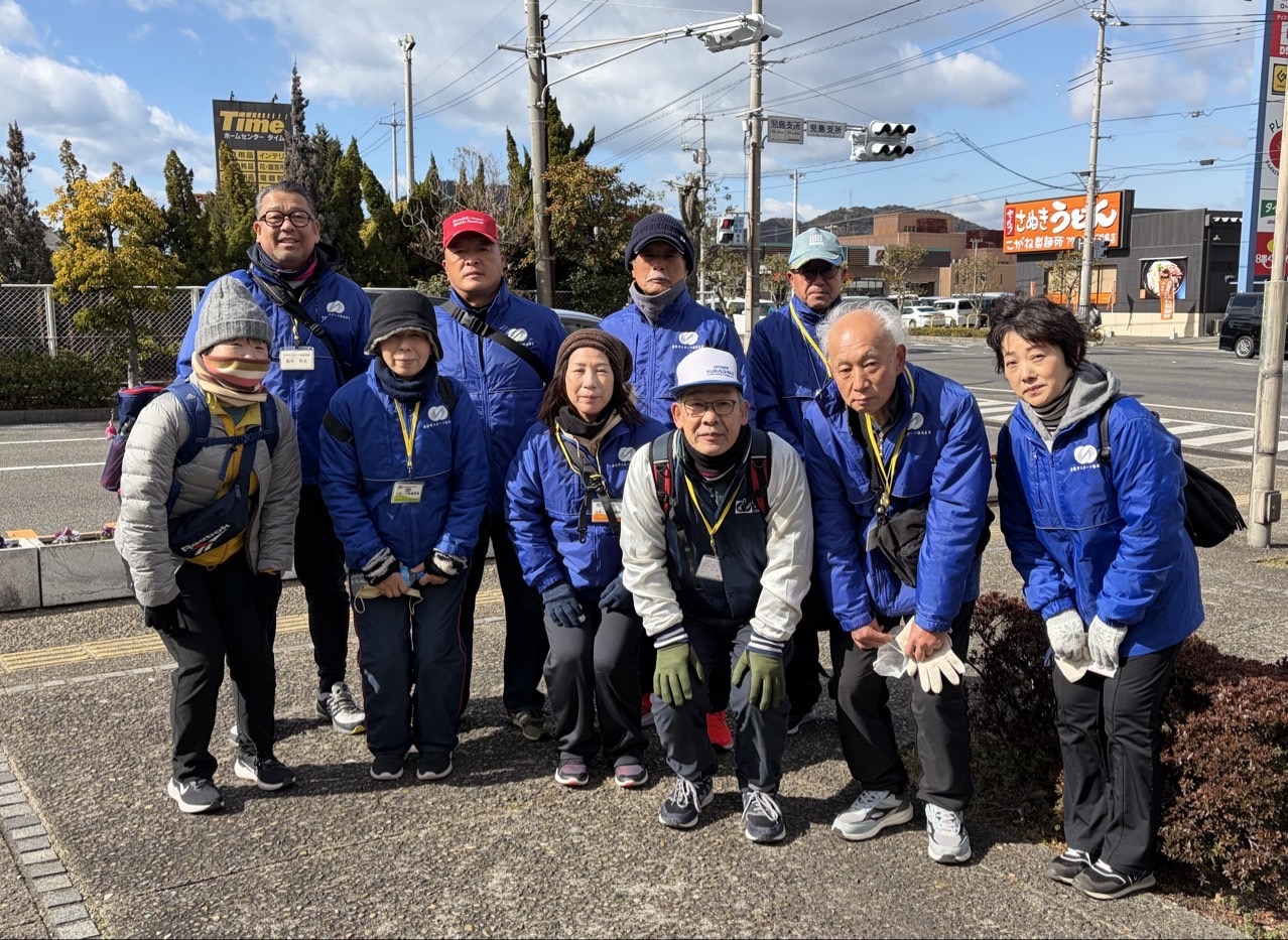 歩く日のスタッフです