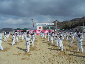 平成30年全日本少林寺流空手道連盟錬心舘広島地区本部寒稽古