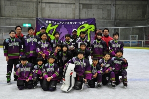第１８回三木町杯小学生アイスホッケー選手権大会　準優勝