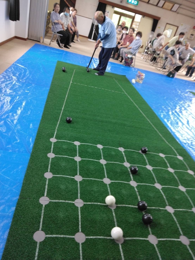 倉敷市スポーツ推進委員協議会　児島地区　囲碁ボール指導