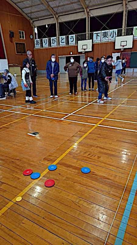 倉敷市スポーツ推進委員協議会　令和７年度　下津井東小学校区三世代交流スポーツの集い　（ディスコン大会　児島地区）