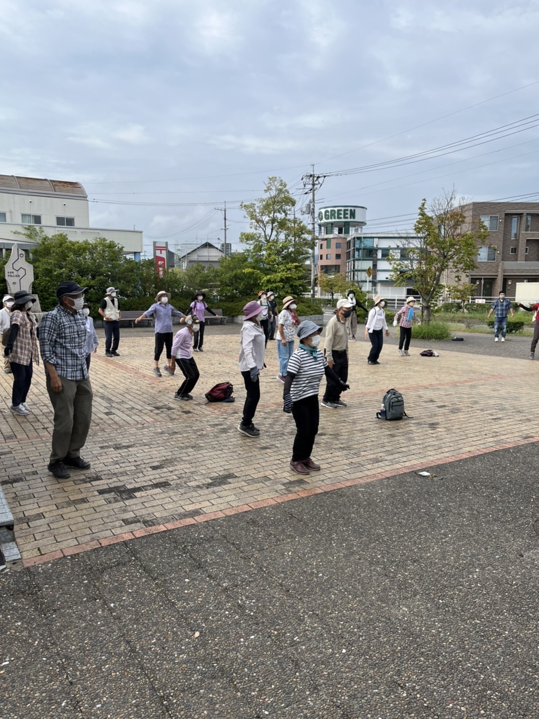 しっかり準備運動