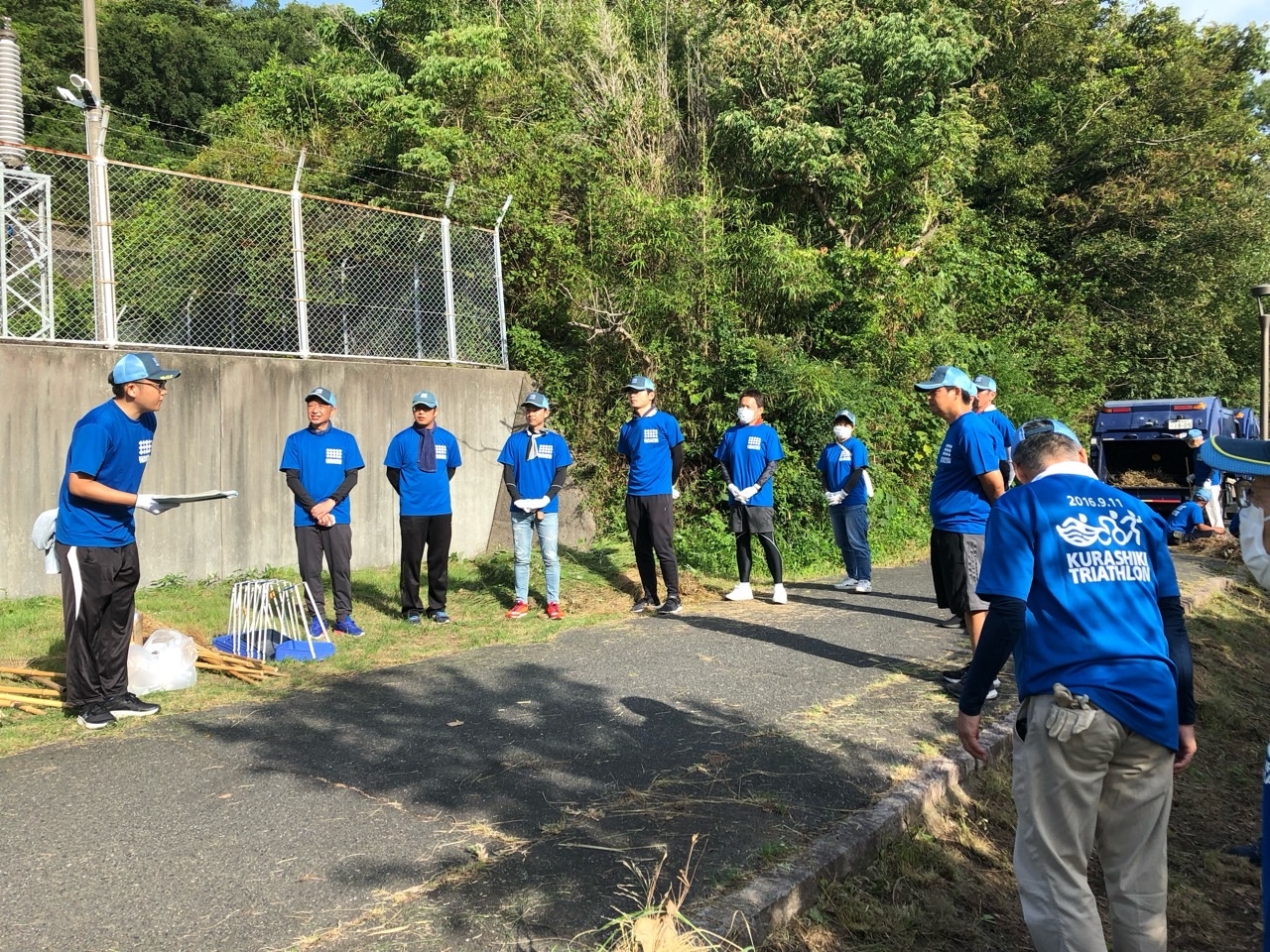 作業開始前に、作業内容と注意事項の説明がありました。