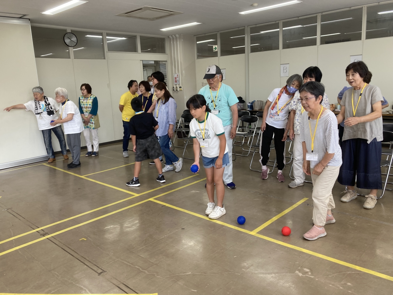 投げる練習　難しいかな