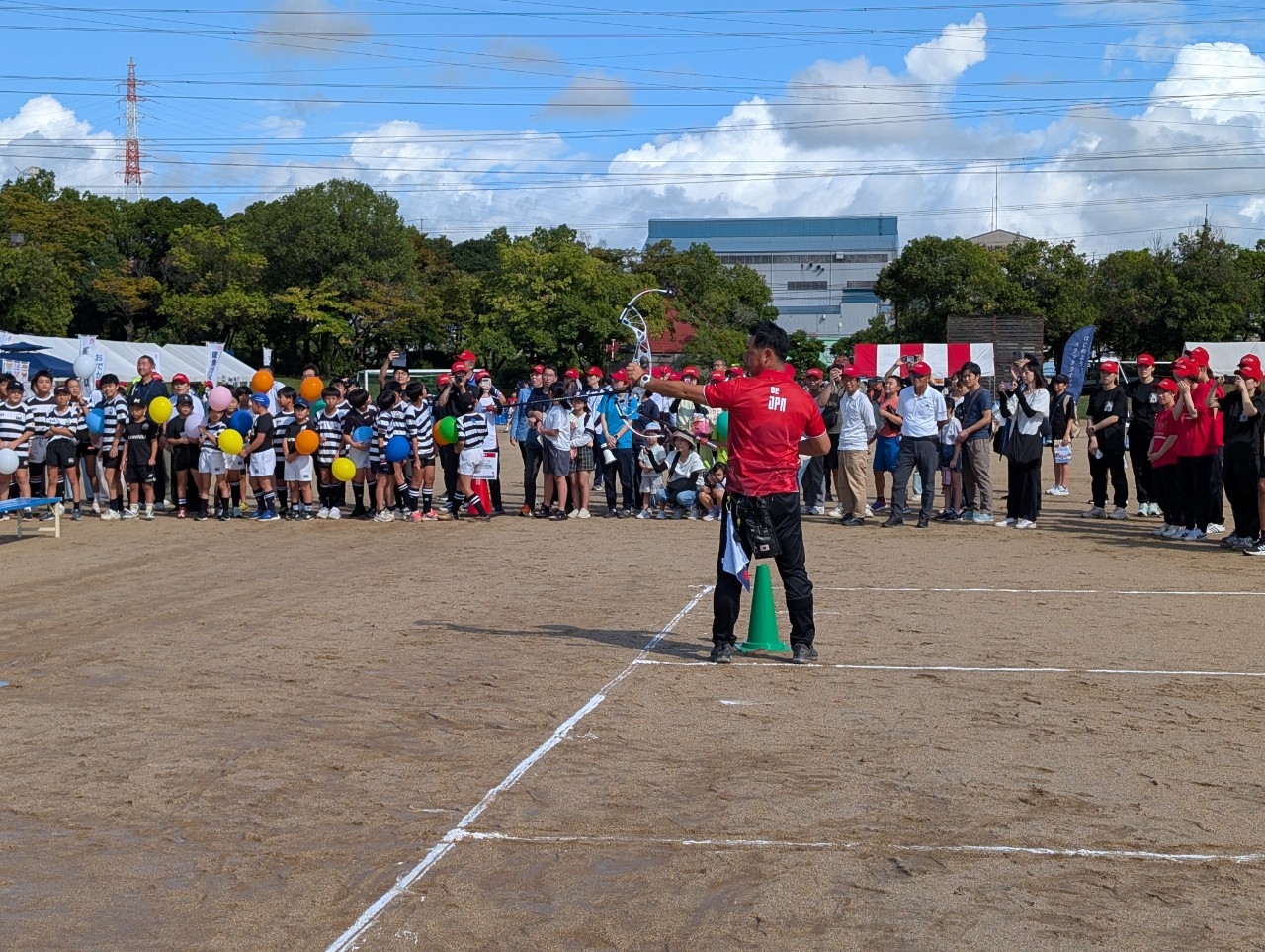 パラアチェリー日本代表  大江佑弥選手による開会イベント