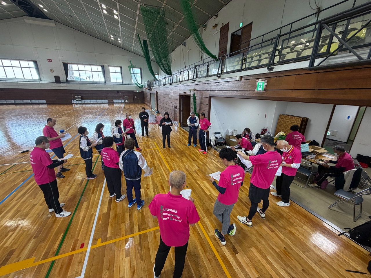 全員で打ち合わせをします