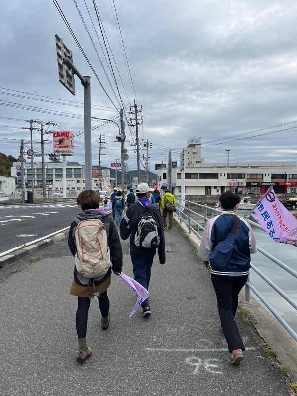 児島支所をスタートです