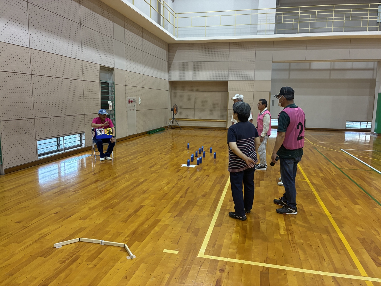 モルック体験中