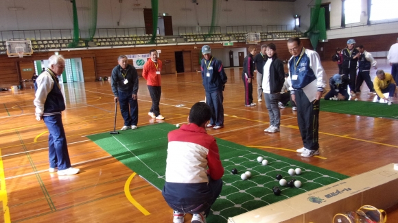 Bチームの競技風景