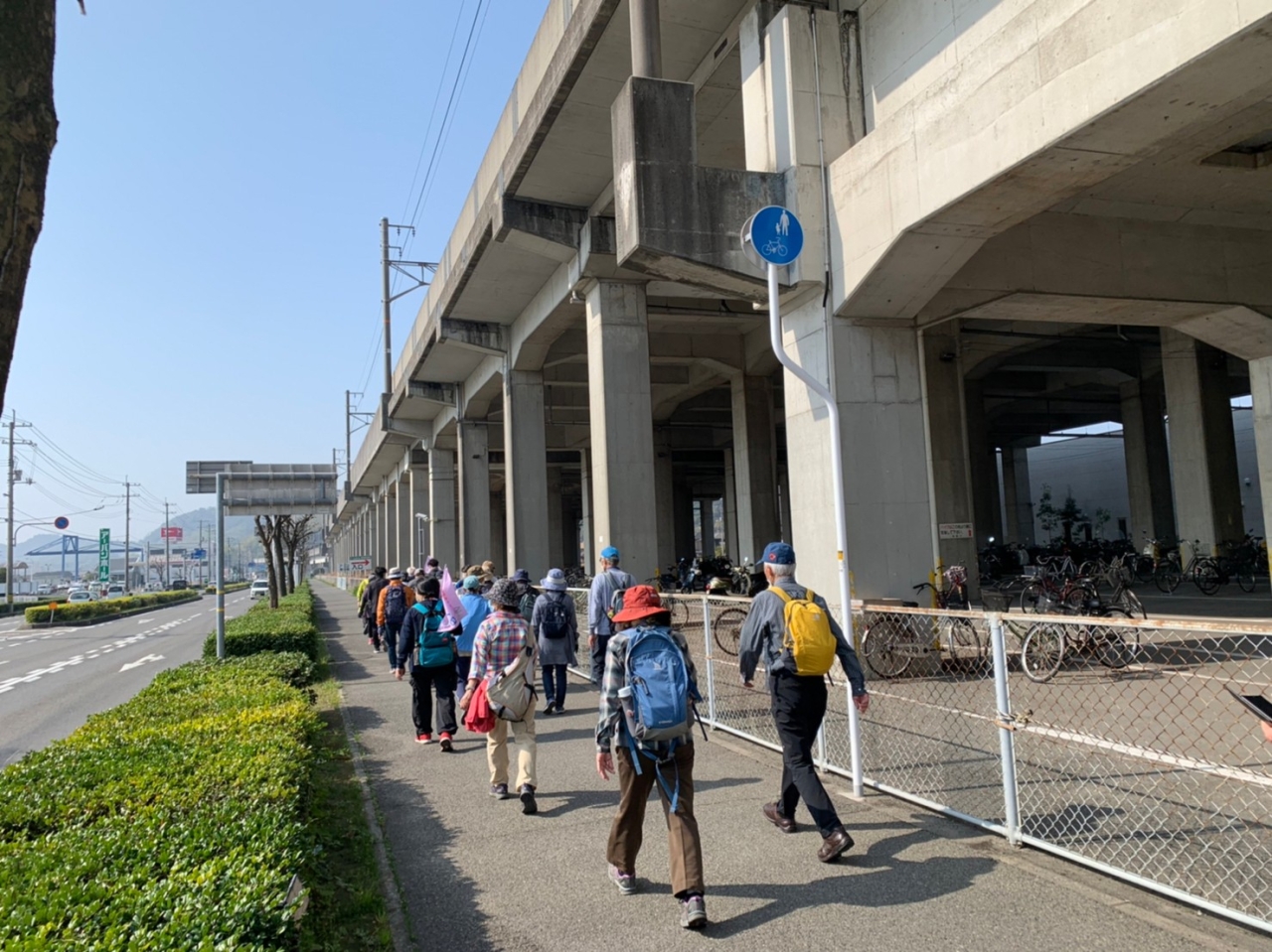 児島駅出発