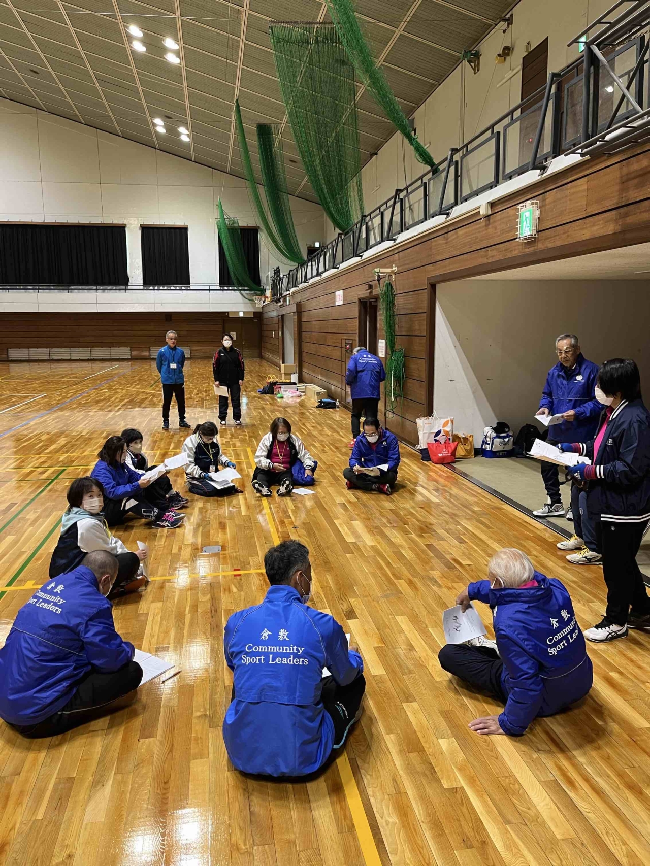 本日の打合せをします