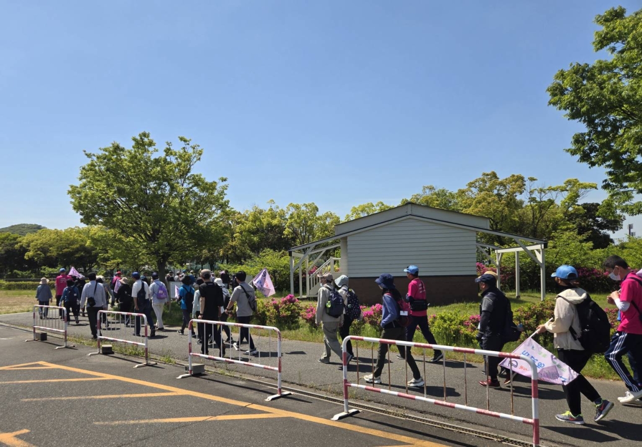 ライフパークから帰路につく