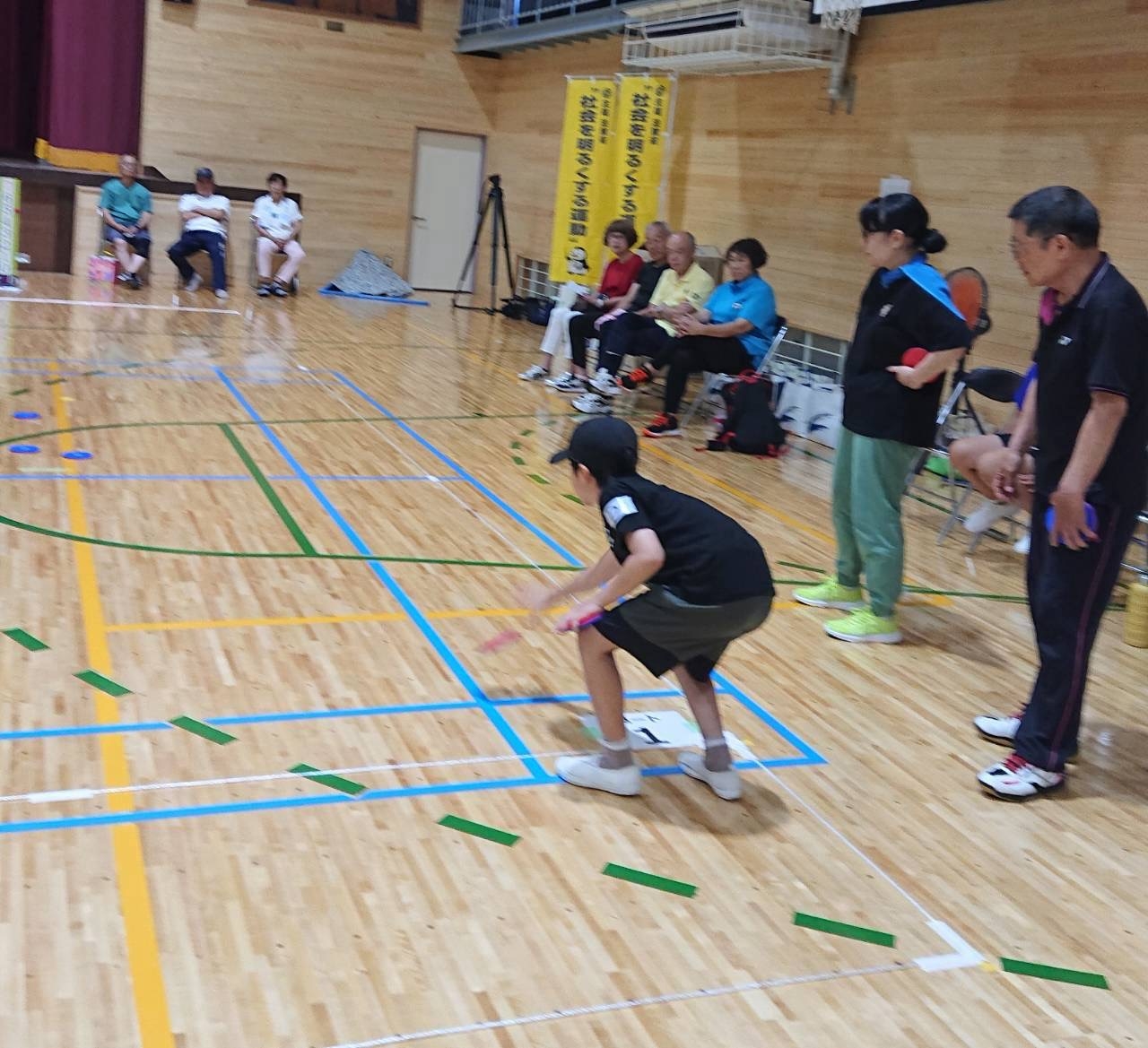 元気よく投げます