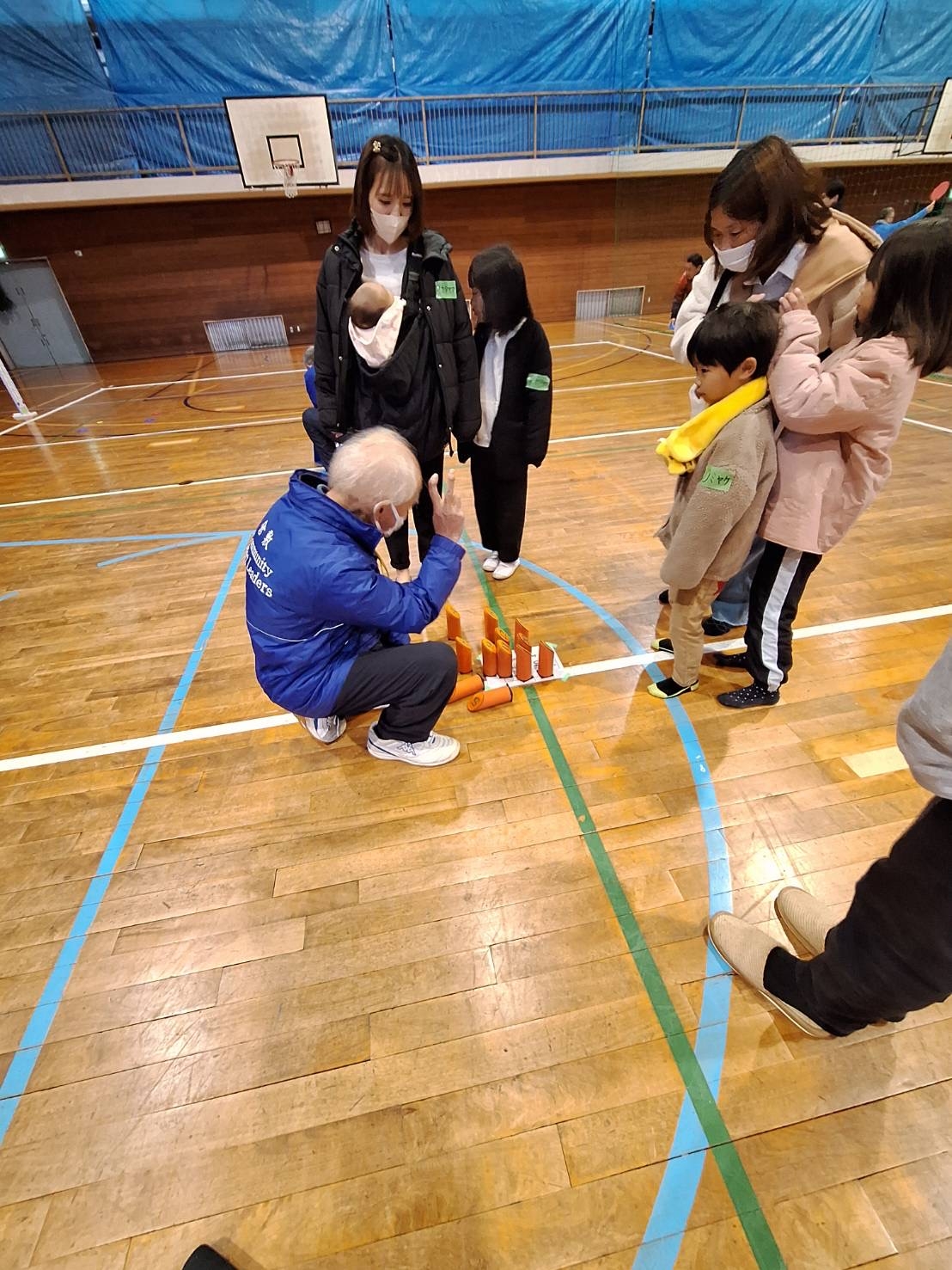 何本倒れたかな