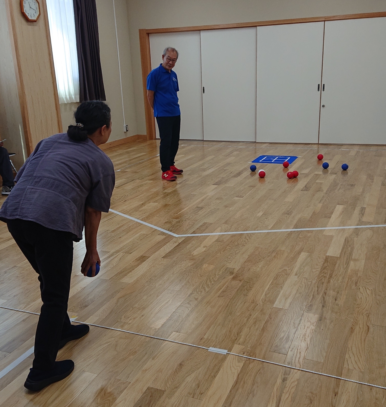 赤チームの大量得点を阻止するぞ！