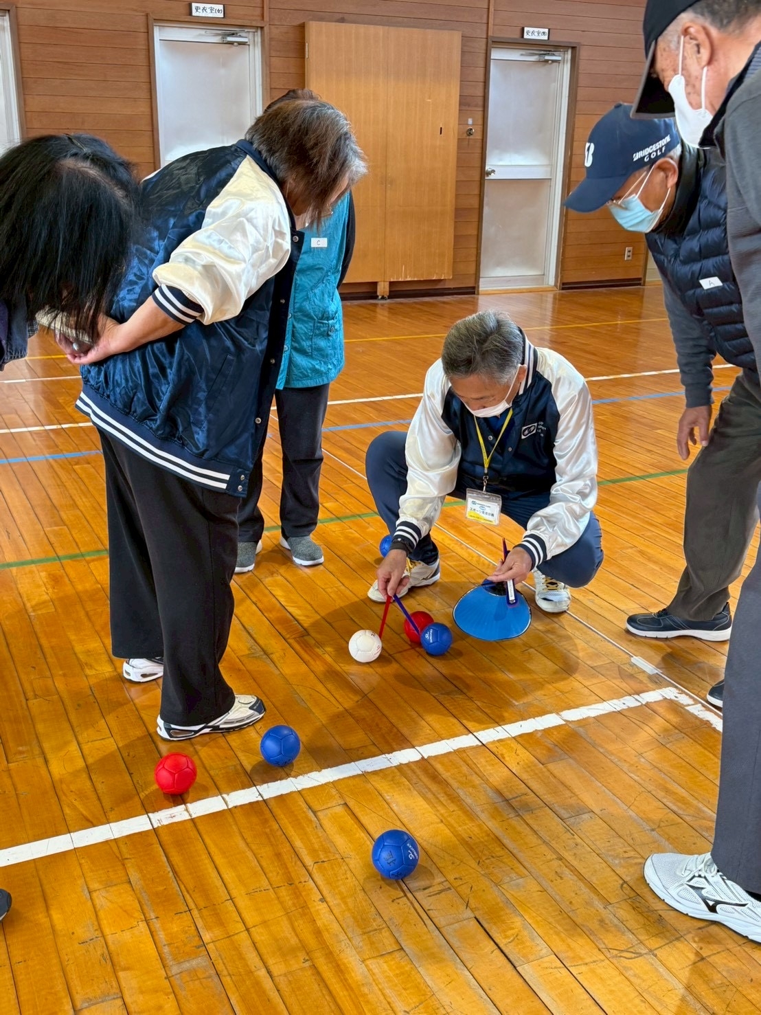 どちらが近いか計測中