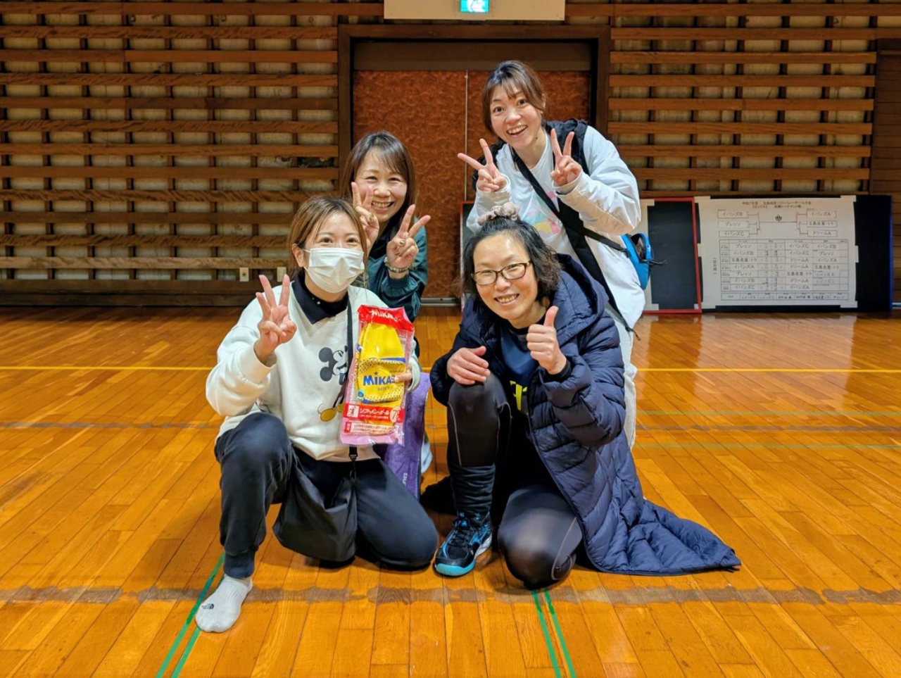 レディースチーム優勝 原田家