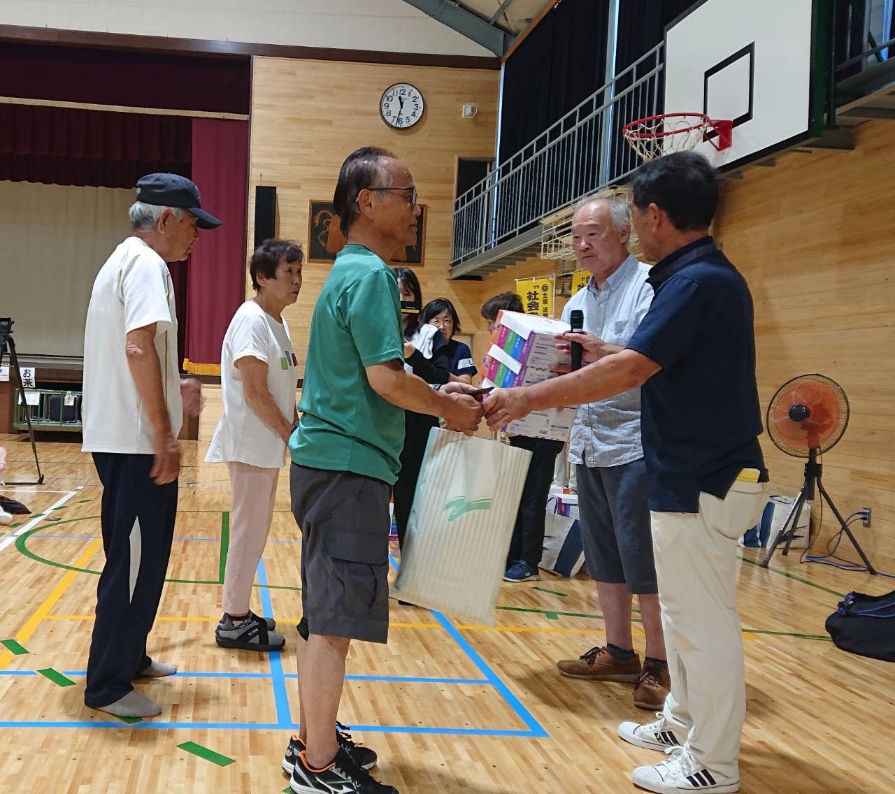 表彰式　おめでとうございます