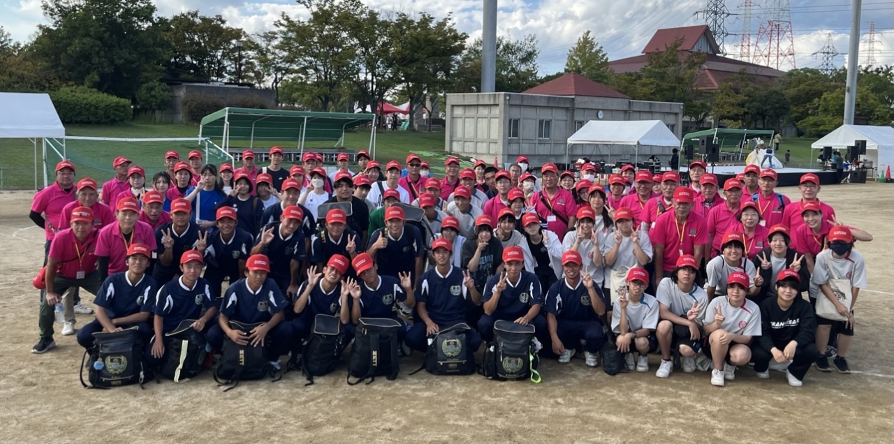 集合写真 学生ボランティアさんと
