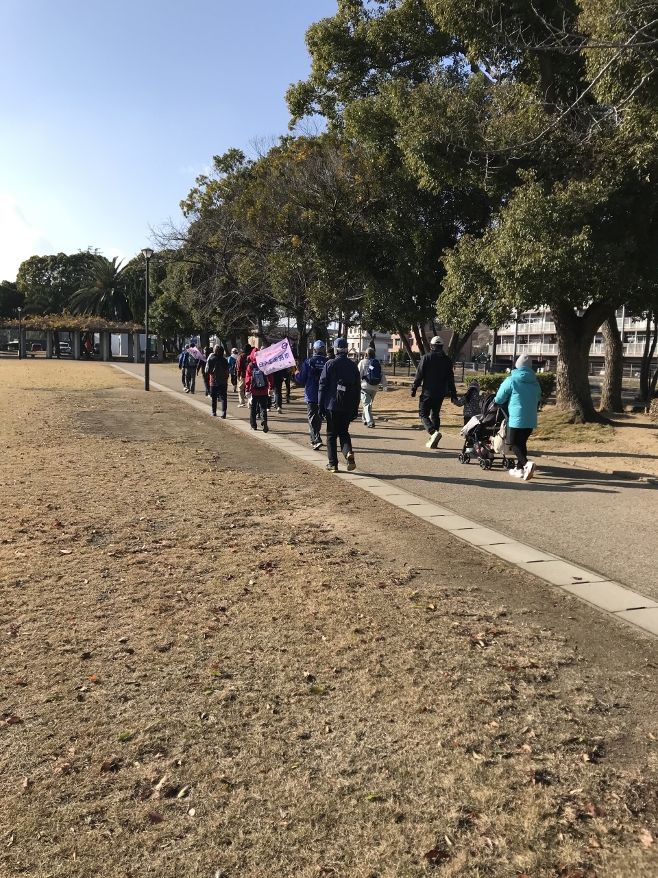 水島中央公園到着